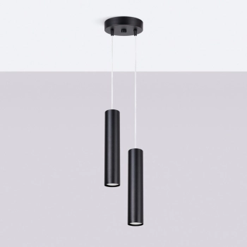 Lagos 2P lampa wisząca 2xGU10 czarna SL.1869