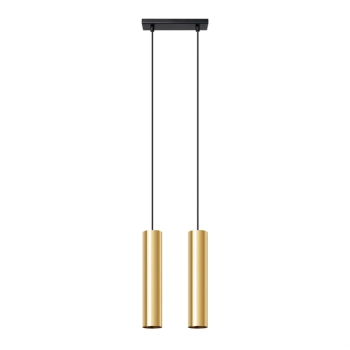 Lagos 2 lampa wisząca 2xGU10 złoty połysk SL.1241 Sollux Lighting