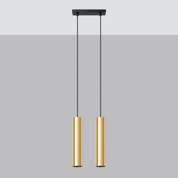 Lagos 2 lampa wisząca 2xGU10 złoty połysk SL.1241