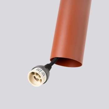 Lagos 2 lampa wisząca 2xGU10 ochra czerwona SL.1490