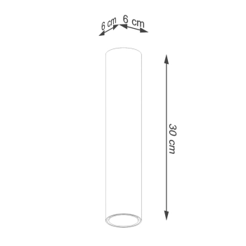 Lagos 30 lampa sufitowa 1xGU10 złoty połysk SL.1203