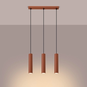 Lagos 3L lampa wisząca 3xGU10 ochra czerwona SL.1491