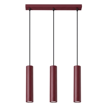 Lagos 3L lampa wisząca 3xGU10 burgund SL.2082 Sollux Lighting