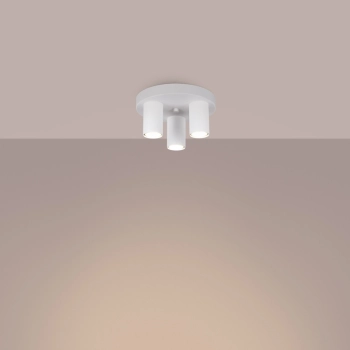 Lagos 3P lampa sufitowa 3xGU10 biała SL.1464