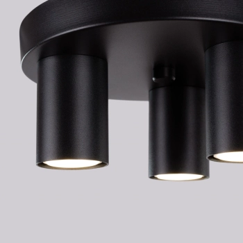 Lagos 3P lampa sufitowa 3xGU10 czarna SL.1466
