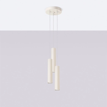 Lagos 3P lampa wisząca 3xGU10 beżowa SL.1482