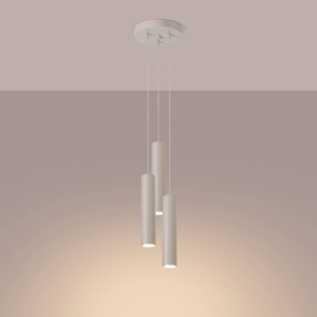 Lagos 3P lampa wisząca 3xGU10 beżowa SL.1482
