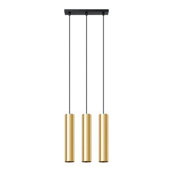 Lagos 3 lampa wisząca 3xGU10 złoty połysk SL.1201 Sollux Lighting