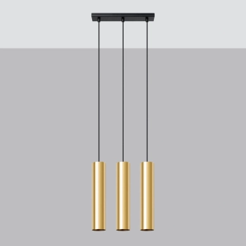 Lagos 3 lampa wisząca 3xGU10 złoty połysk SL.1201