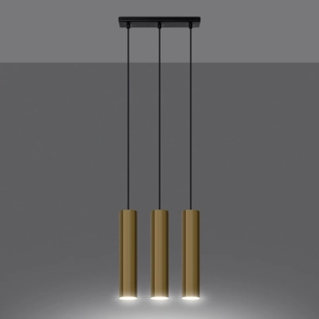 Lagos 3 lampa wisząca 3xGU10 złoty połysk SL.1201