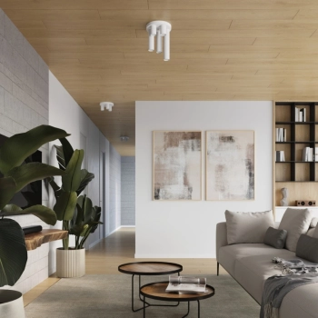 Lagos 5P lampa sufitowa 5xGU10 biała SL.1465
