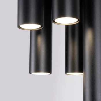 Lagos 5P lampa sufitowa 5xGU10 czarna SL.1467