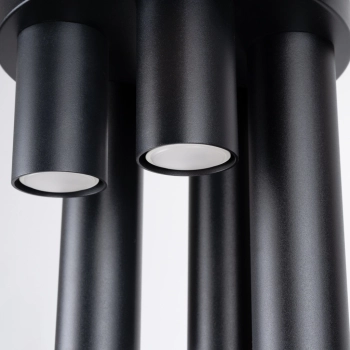 Lagos 5P lampa sufitowa 5xGU10 czarna SL.1467