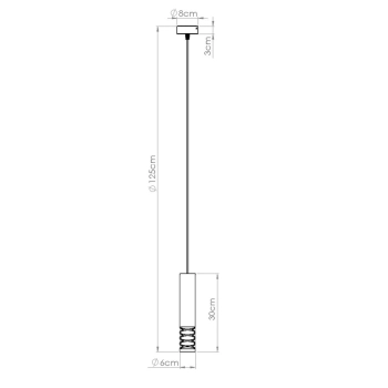 Lami 1 lampa wisząca 1xGU10 biały SL.1686