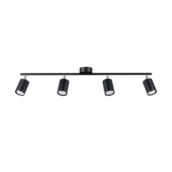 Lemmi 4L lampa sufitowa 4xGU10 czarna SL.1168 Sollux Lighting