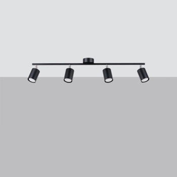 Lemmi 4L lampa sufitowa 4xGU10 czarna SL.1168