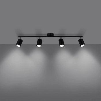 Lemmi 4L lampa sufitowa 4xGU10 czarna SL.1168
