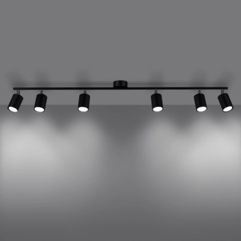 Lemmi 6L lampa sufitowa 6xGU10 czarna SL.1169