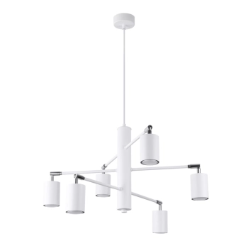 Lemmi 6 lampa wisząca 6xGU10 biała SL.1206 Sollux Lighting
