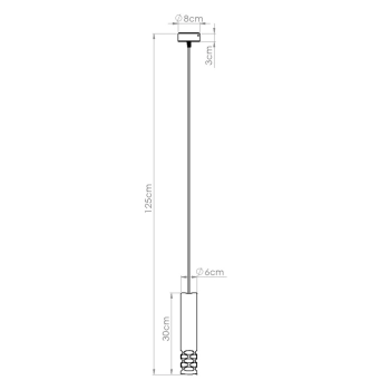 Liro 1 lampa wisząca 1xGU10 biały SL.1691