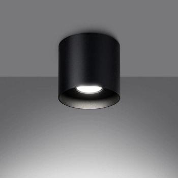 Mika lampa sufitowa 1xGU10 czarna SL.1281