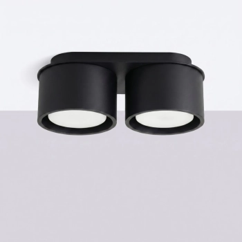 Modo 2 lampa sufitowa 2xGx53 czarna SL.2439