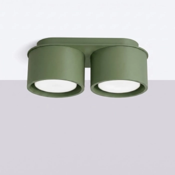 Modo 2 lampa sufitowa 2xGx53 zielona oliwka SL.2463