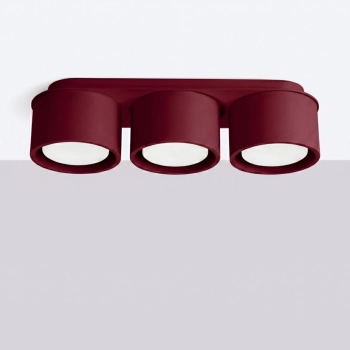 Modo 3 lampa sufitowa 3xGx53 burgund SL.2456