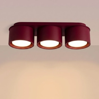 Modo 3 lampa sufitowa 3xGx53 burgund SL.2456
