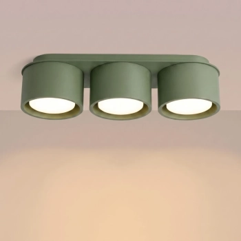 Modo 3 lampa sufitowa 3xGx53 zielona oliwka SL.2464