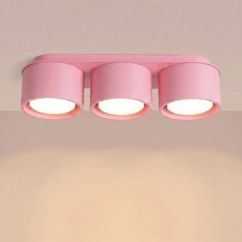 Modo 3 lampa sufitowa 3xGx53 różowa SL.2468