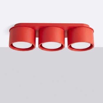 Modo 3 lampa sufitowa 3xGx53 czerwona SL.2480