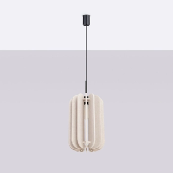Mula 27 lampa wisząca 1xE27 beżowa SL.1857