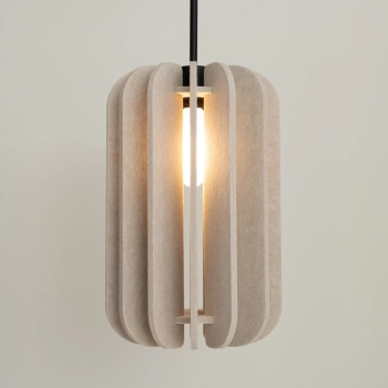 Mula 27 lampa wisząca 1xE27 beżowa SL.1857