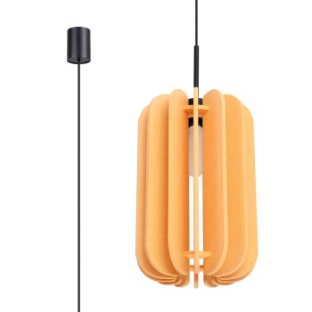 Mula 27 lampa wisząca 1xE27 żółta SL.1858 Sollux Lighting