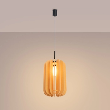 Mula 27 lampa wisząca 1xE27 żółta SL.1858