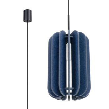 Mula 27 lampa wisząca 1xE27 granatowa SL.1859 Sollux Lighting