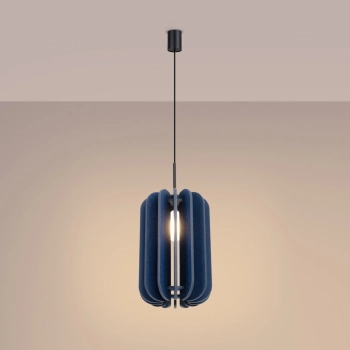 Mula 27 lampa wisząca 1xE27 granatowa SL.1859