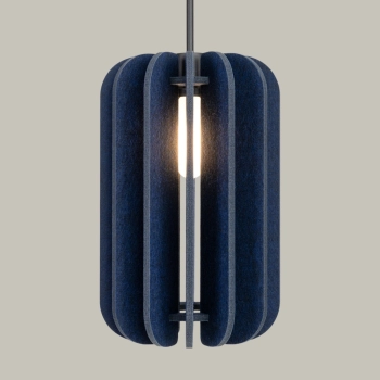 Mula 27 lampa wisząca 1xE27 granatowa SL.1859