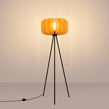 Mula 45 lampa podłogowa 1xE27 żółta SL.1864