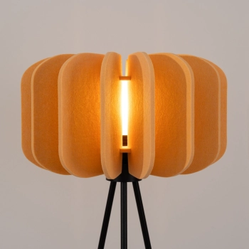 Mula 45 lampa podłogowa 1xE27 żółta SL.1864