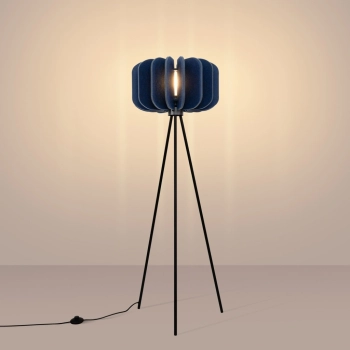 Mula 45 lampa podłogowa 1xE27 granatowa SL.1865