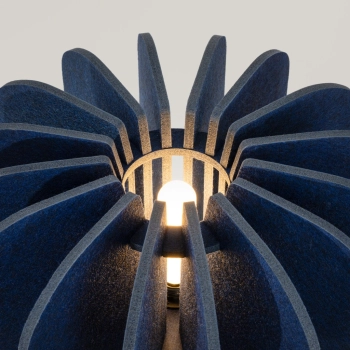 Mula 45 lampa podłogowa 1xE27 granatowa SL.1865