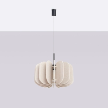 Mula 45 lampa wisząca 1xE27 beżowa SL.1860