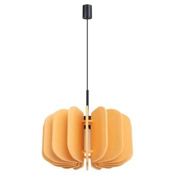 Mula 45 lampa wisząca 1xE27 żółta SL.1861