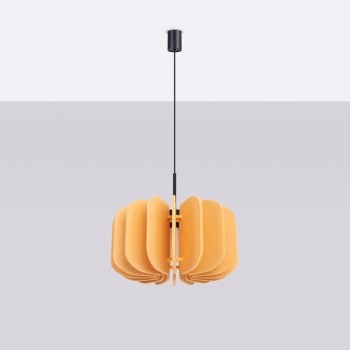 Mula 45 lampa wisząca 1xE27 żółta SL.1861