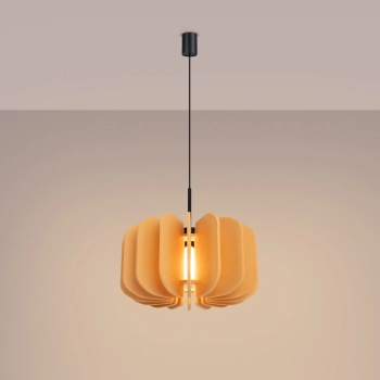 Mula 45 lampa wisząca 1xE27 żółta SL.1861