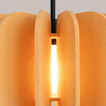 Mula 45 lampa wisząca 1xE27 żółta SL.1861