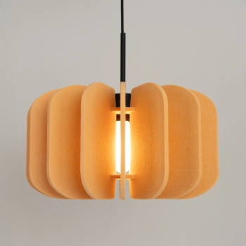 Mula 45 lampa wisząca 1xE27 żółta SL.1861