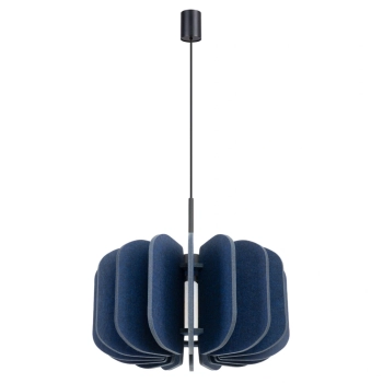 Mula 45 lampa wisząca 1xE27 granatowa SL.1862